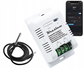 Termostatický snímač teploty TUYA WiFi meranie 16A
